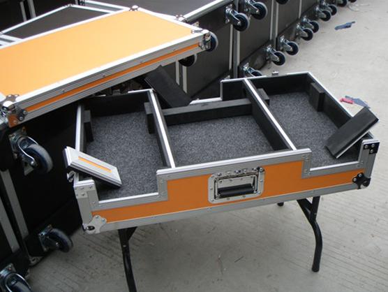 mixer rack flight case