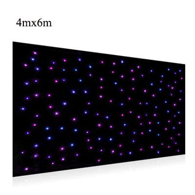 4mX6m LED/RGB Star Curtain