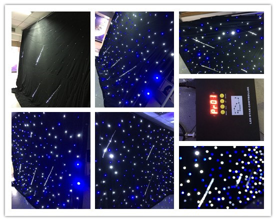 RK New coming Meteor shower led curtain for sale