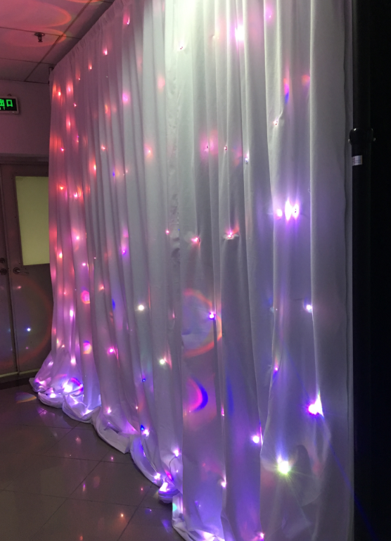 Pretty Colors RGB Curtains for Events