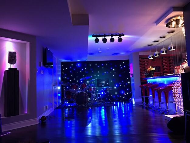 LED star curtain