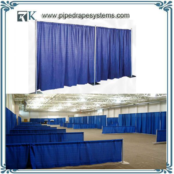 pipe and drape used for trade show booth