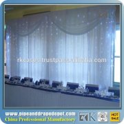 custom drapes and curtains wedding reception drapery