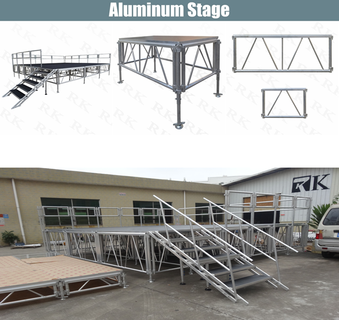 RK Outdoor Aluminum Stage