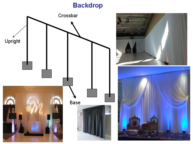 pipe and drape backdrop