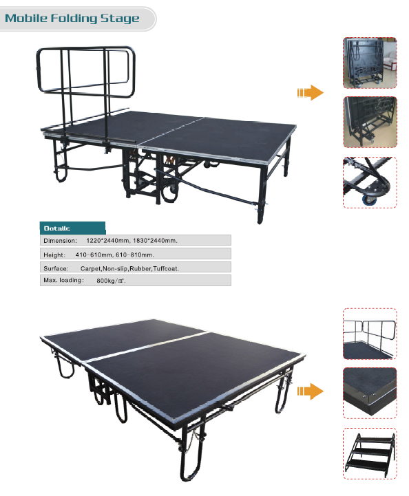 folding stage