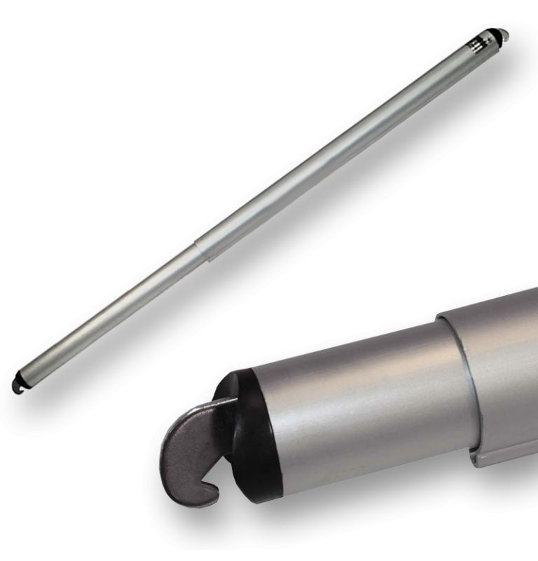 Telescopic drape support rod for the PIPE&DRAPE SYSTEMS