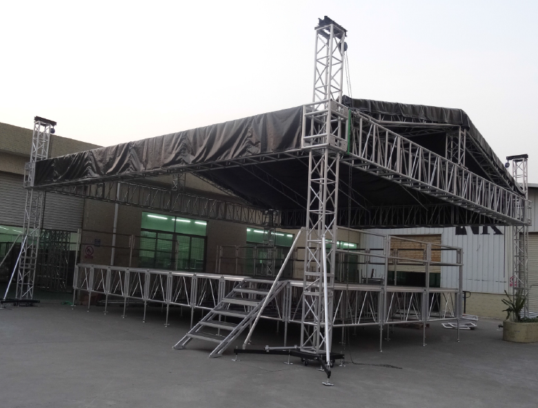 RK aluminum portable stage