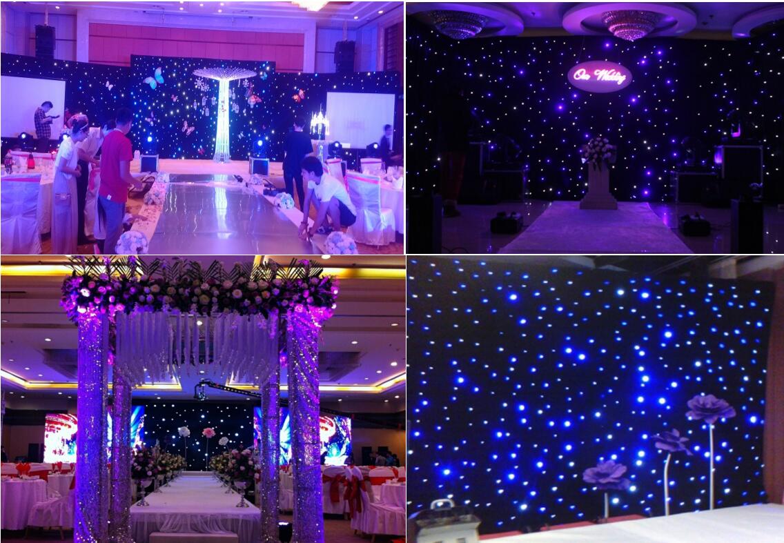 LED star curtains
