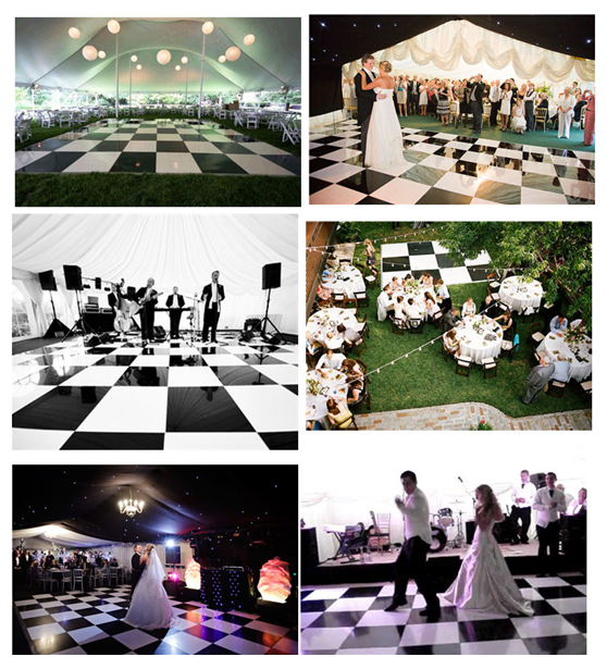 RK Wedding outdoor dance floor system