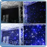 High Quality Led Curtain Wall 3d Led Star Vision Curtain