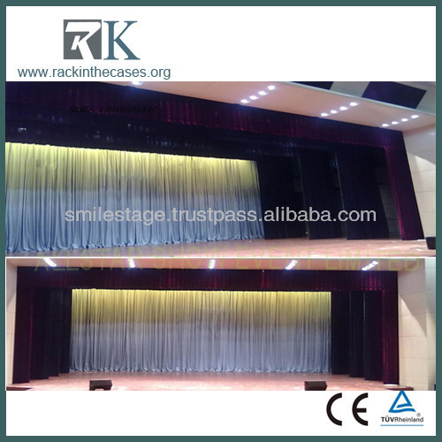 motorized stage curtains