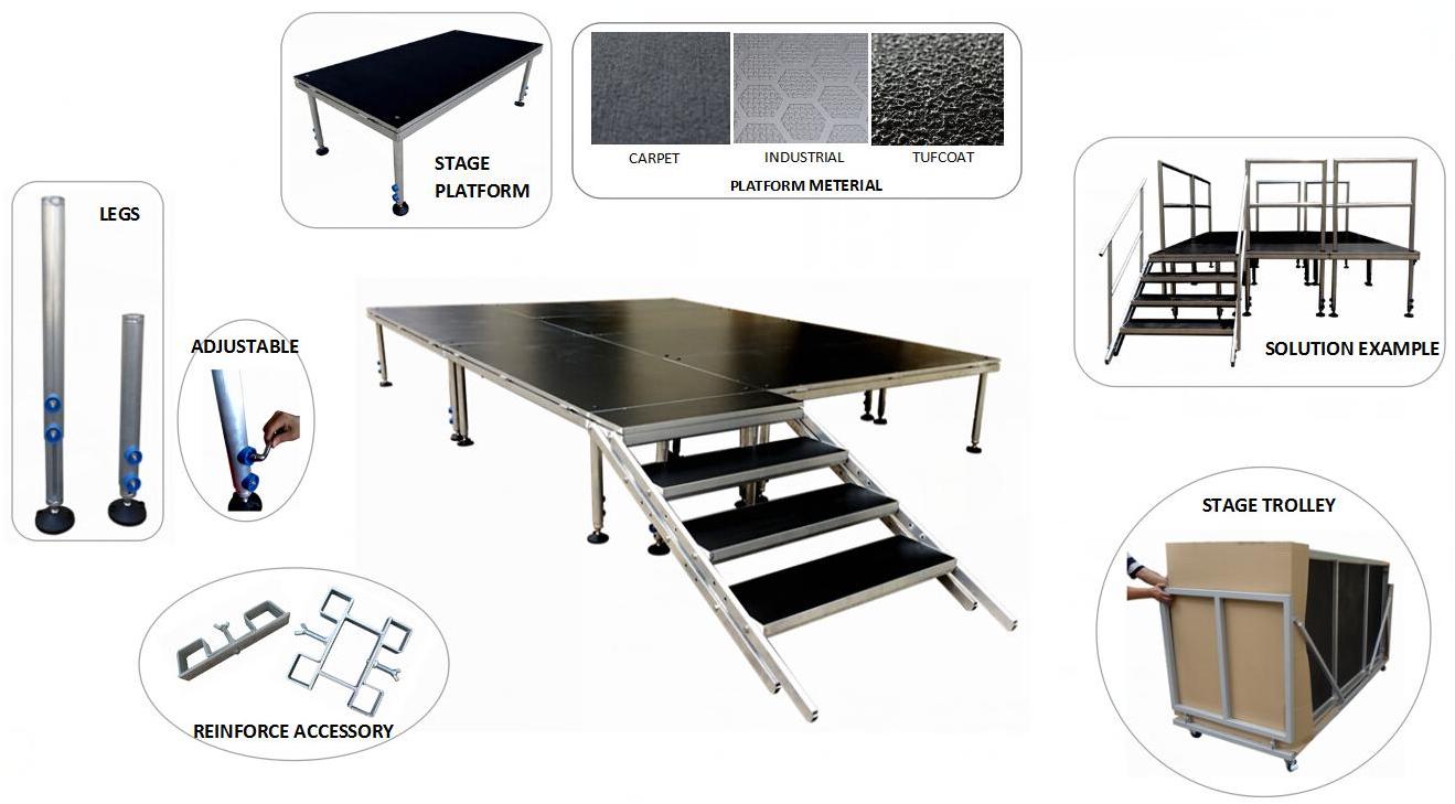 outdoor portable stage