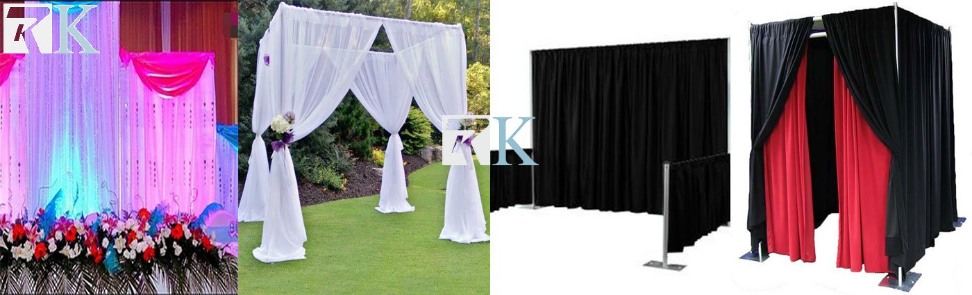 pipe and drape system for dfferent events 